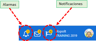 Alarmas y notificaciones